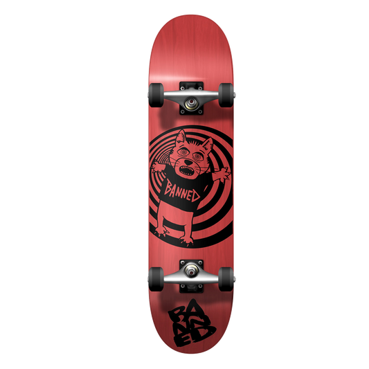 BANNED Cat Bear Complete Skateboard