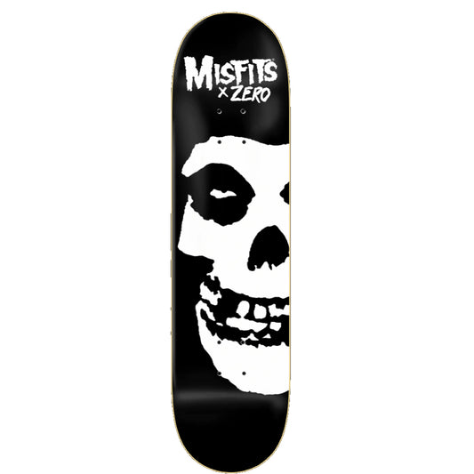 Zero x Misfits Fiend Skull Hand screened 8.25 Skateboard Decks