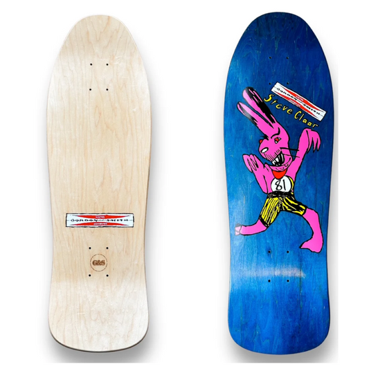 Steve Claar “Rabbid Rabbit” C 90 Concave - Blue Reissue Skateboard Deck