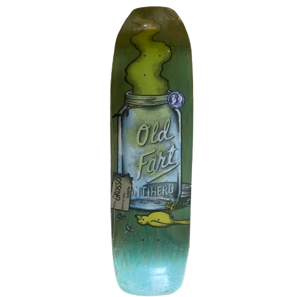 Anti Hero Classic Jeff Gross Old Fart Skateboard Deck( R.I.P