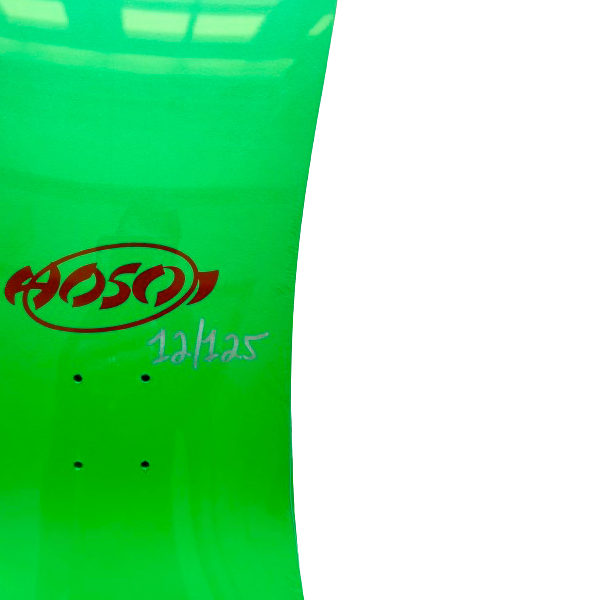 Hosoi Hammerhead Green fade Signed and Numbered Skateboard Deck