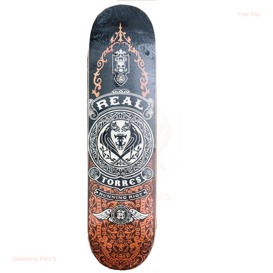 Shepard Fairey OBEY GIANT  x REAL Torres  in Factory Wrap Skateboard Deck