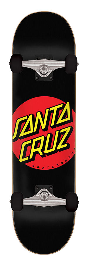 Santa Cruz 8.00in x 31.25in Classic Dot Full Skateboard Complete