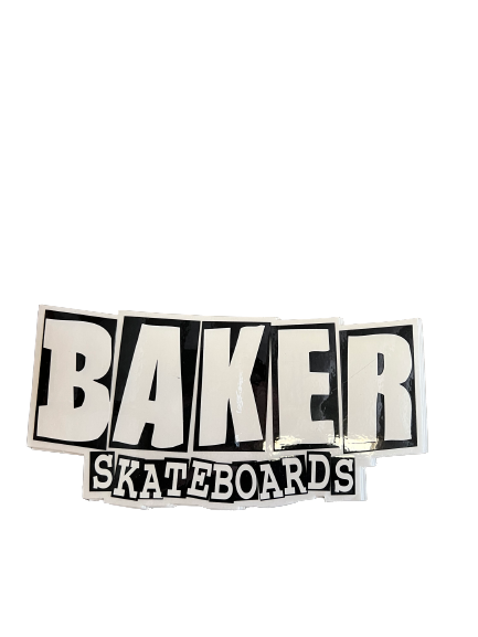 Baker  8"  x 4"  Sticker