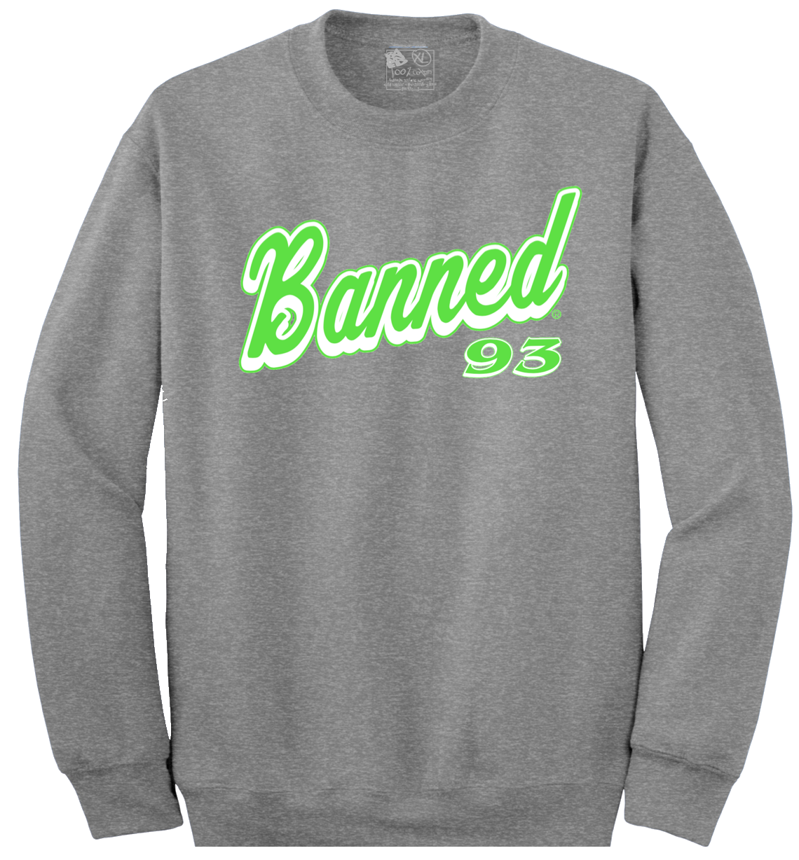 BANNED Cursive Crewneck Sweatshirt