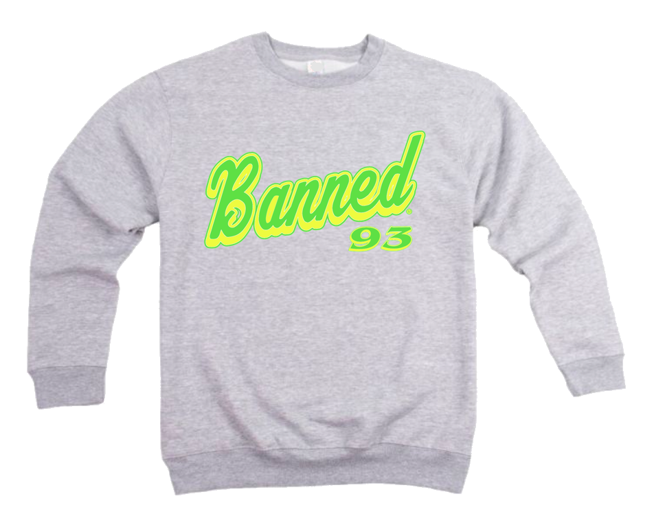 BANNED® Cursive Brazil Crew Sweatshirt