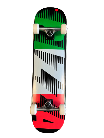 Pizza Speedy Black 8 in x 33 in Complete  Skateboard