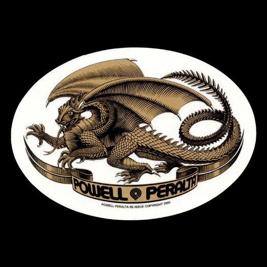 Powell Peralta Oval Dragon Sticker (Single)