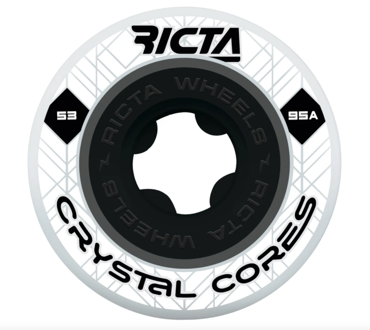 Ricta Skateboard Wheels Crystal Cores 95a