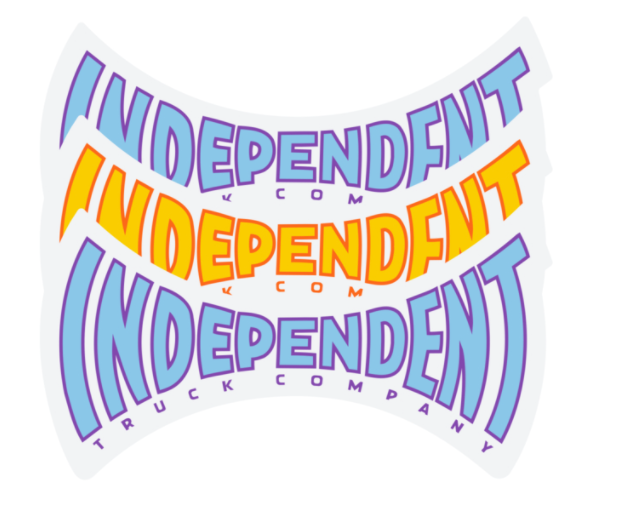 Independent TSpanning Sticker 4 in x 2.25 in