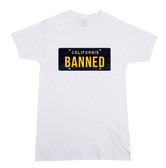 BANNED® California Black Plates T-Shirt