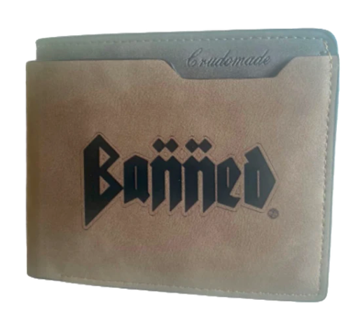 Banned Metal BMF Leather Wallet