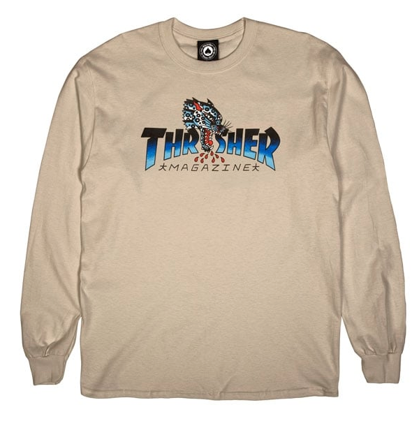 Thrasher Leopard Mag Longsleeve T-shirt