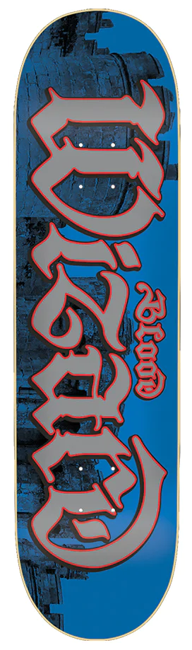 Blood Wizard Blue Script 8.375 Skateboard Deck