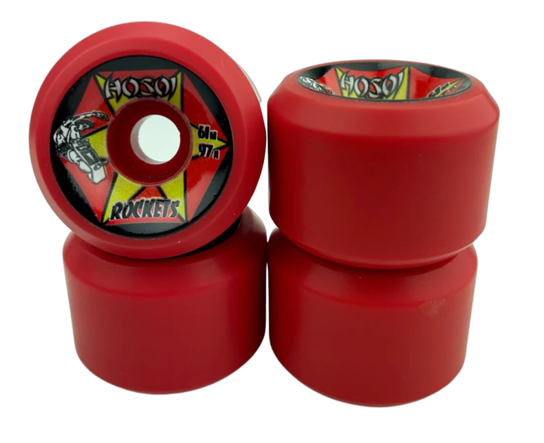 Hosoi Skateboards Rockets Wheels- 61mm 97a