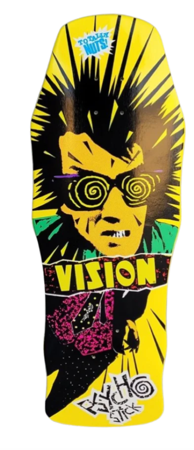 Vision "Double Take" Series  - 10"x30" Psycho Stick Skateboard Deck