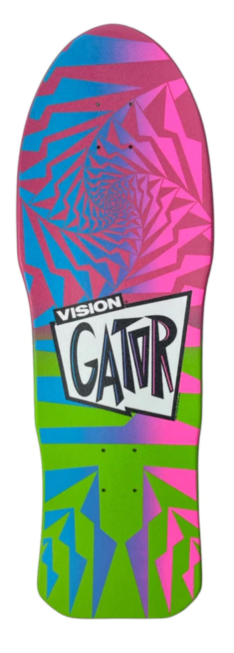 Vision "Double Take" Gator II Skateboard Deck - 10.25"x29.75"