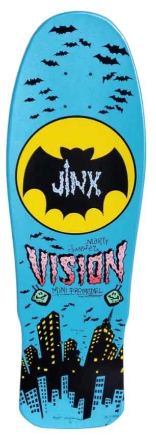 Vision "Double Take" Baby Blue Pearl Jinx Mini - 10"x30.25" Skateboard Deck