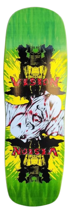 Vision "Double Take" Double Vision - 9.5"x32.5" Skateboard Deck