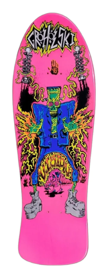 Vision "Double Take" Neon Groholski Frankenstein - 10.25"x31.25" Skateboard Deck