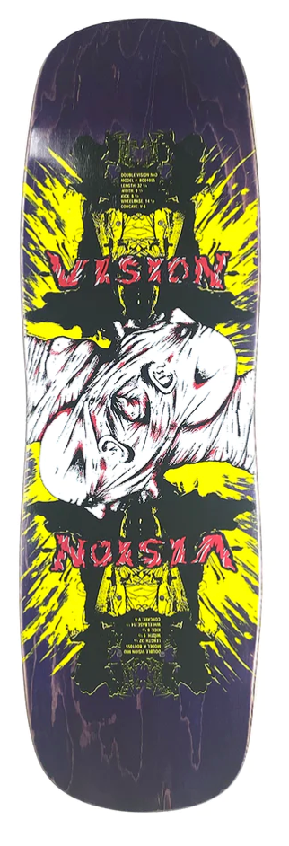 Vision Double Vision - 9.5"x32.5" Skateboard Deck