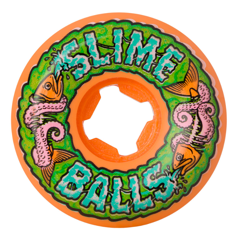 Slime Balls 56mm Fish Balls Orange 99a Wheels