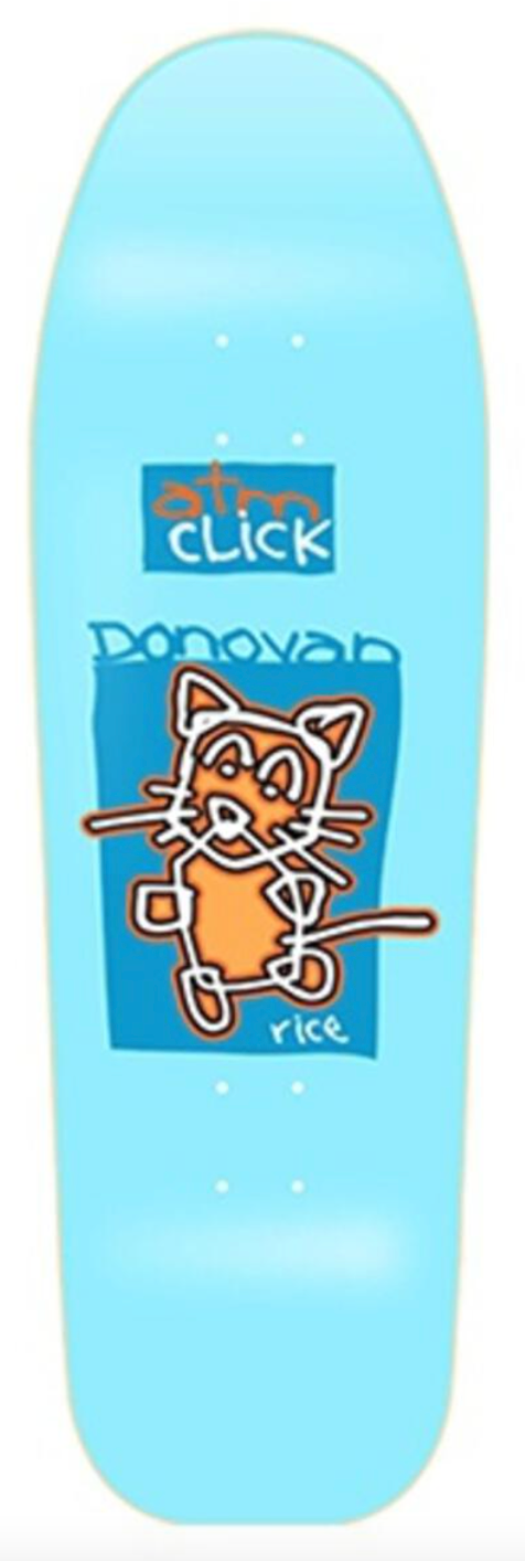 ATM Donovan Rice "Cat' 10"   Skateboard Deck
