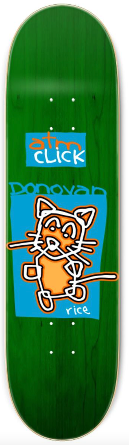 ATM Donovan Rice "Cat" Skateboard Deck