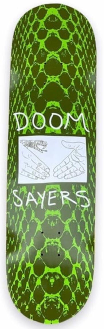Doom Sayers Snake Skin 9.0  Skateboard Deck