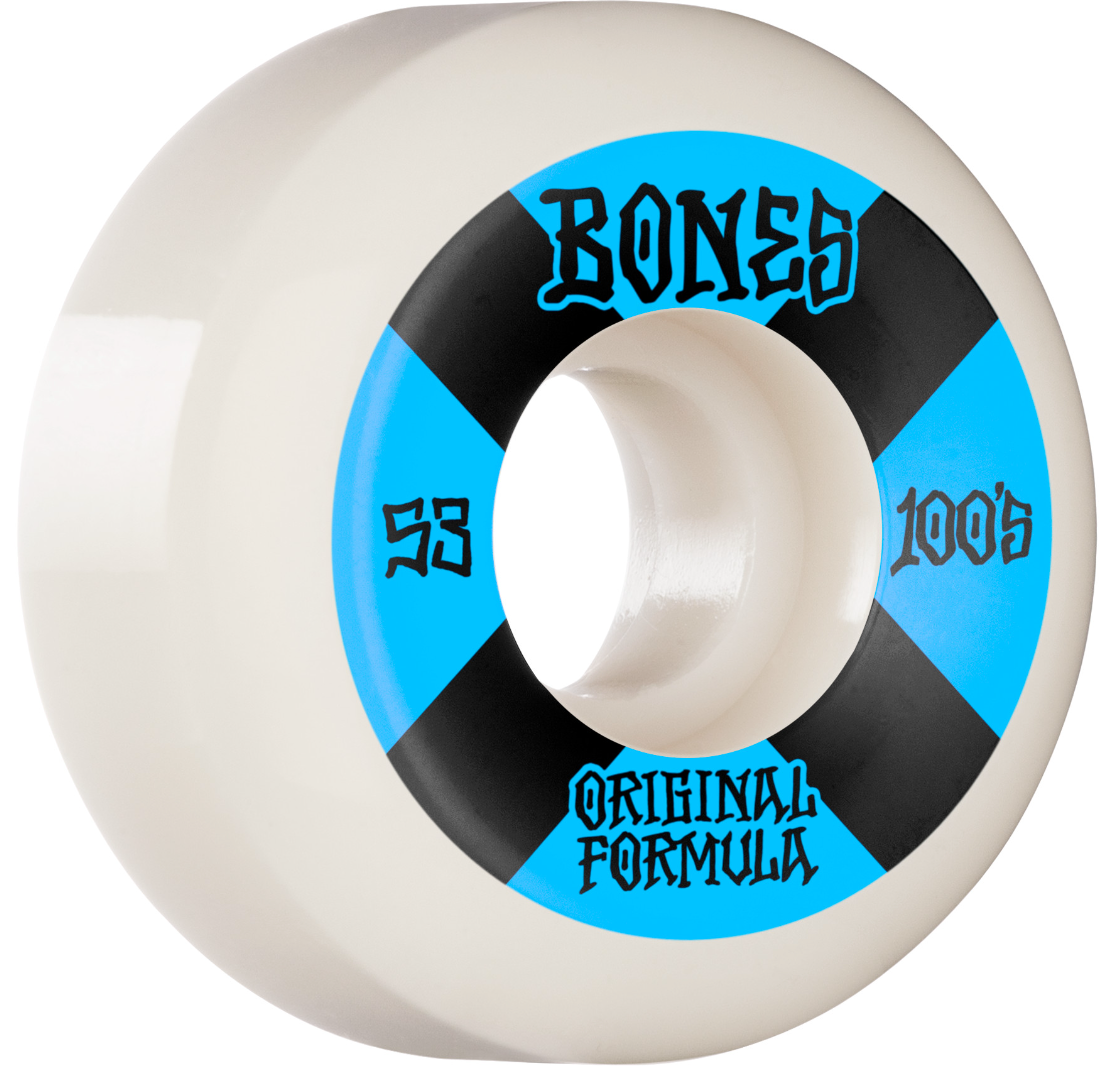 Bones 100's OG Formula V5 Sidecut 53mm Wheels