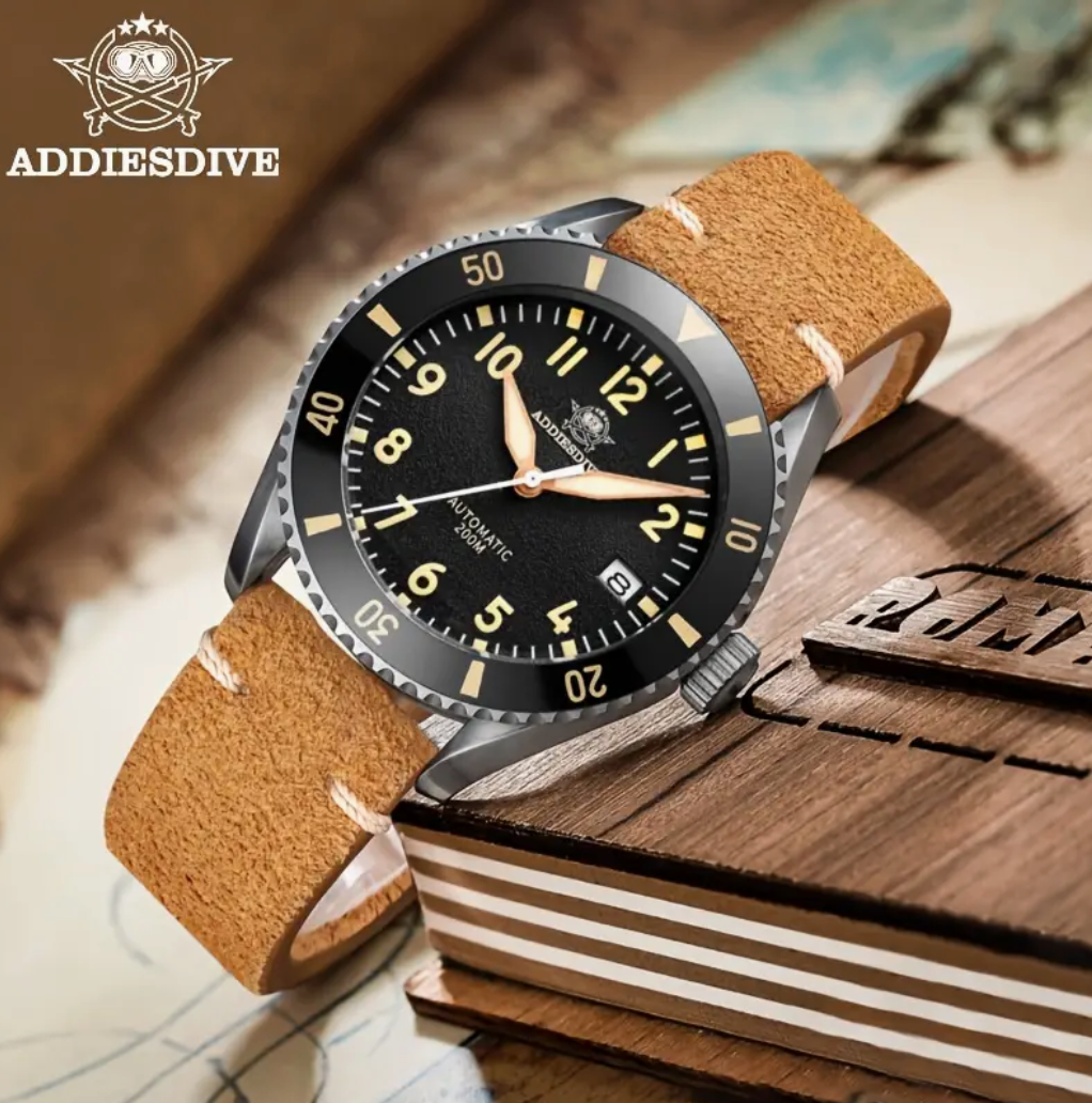 Addiesdive Deepsea Hunter Camel Strap Watch