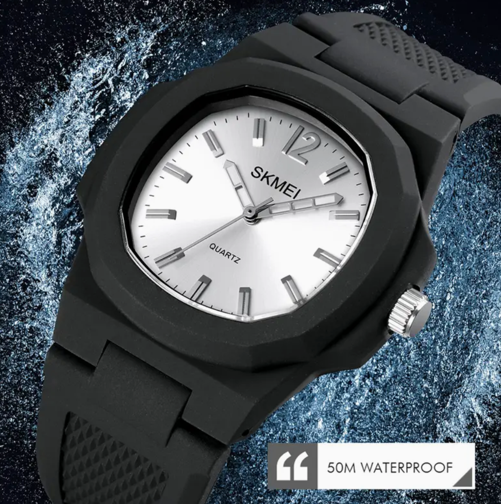 SKMEI Black/White Watch
