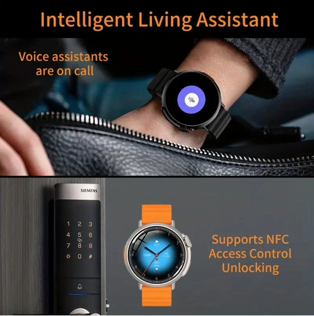 NFC 1.60 Inch HD Full Touch Smart Watch