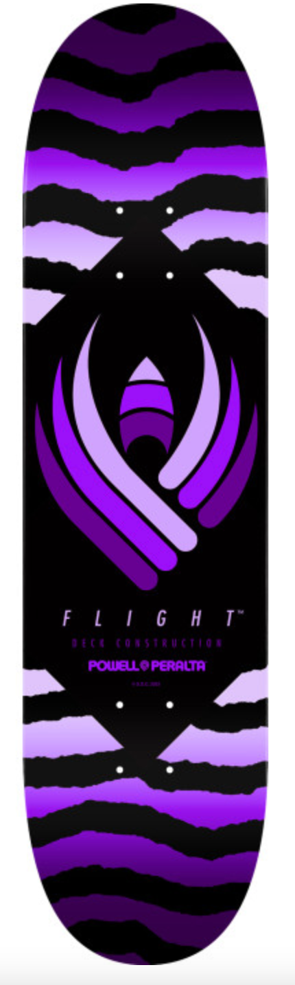 Powell Peralta Flight® Safari Purple - 8.5 x 32.08 Skateboard Deck