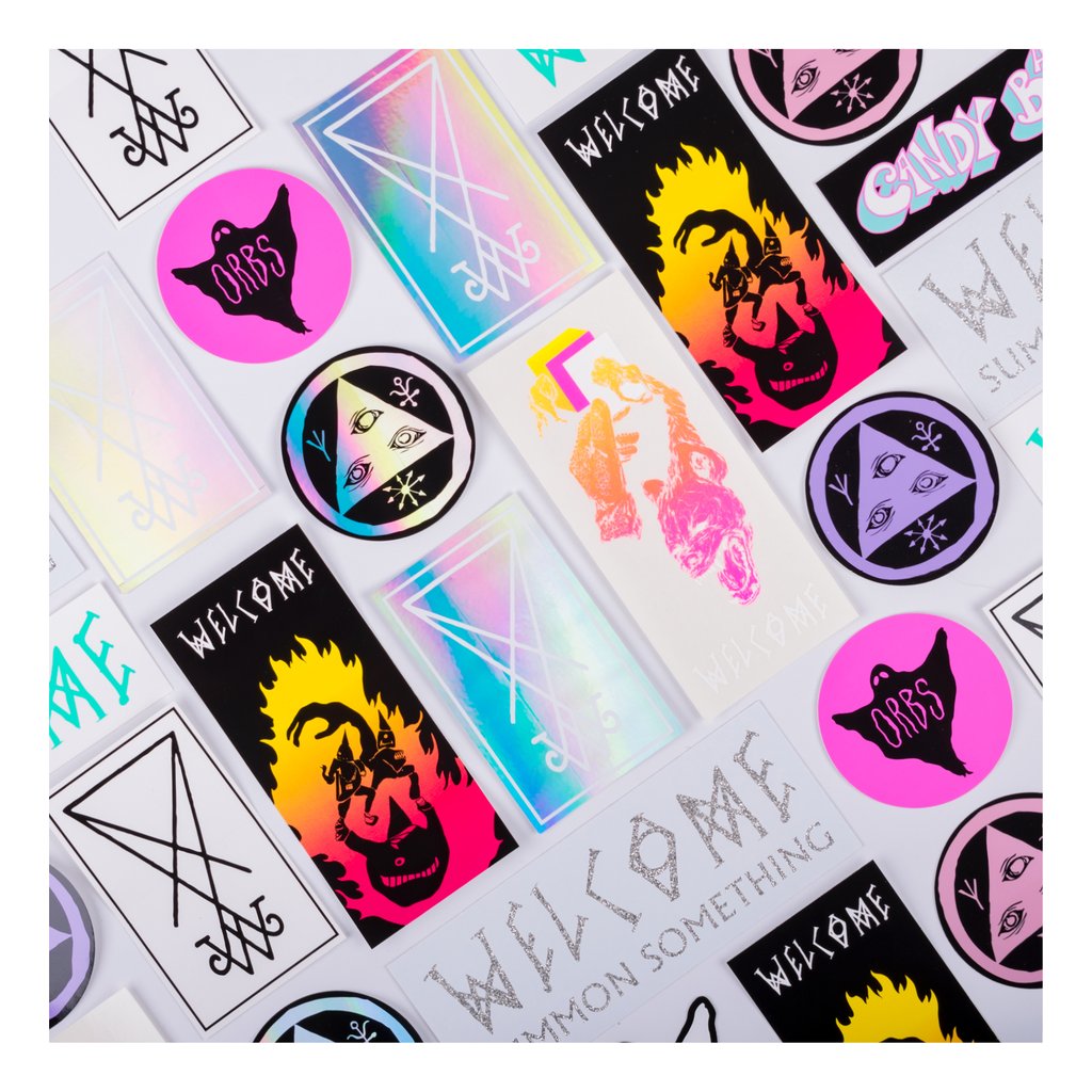 Welcome Disc Sticker Welcome Stickers – BANNED