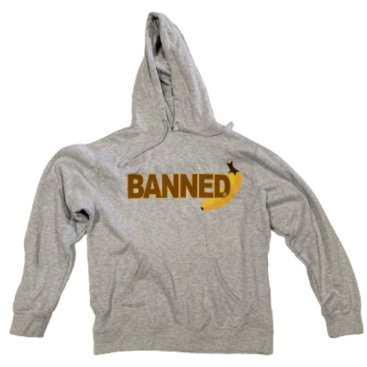 BANNED® Banana Heather Gray Pullover Hoodie