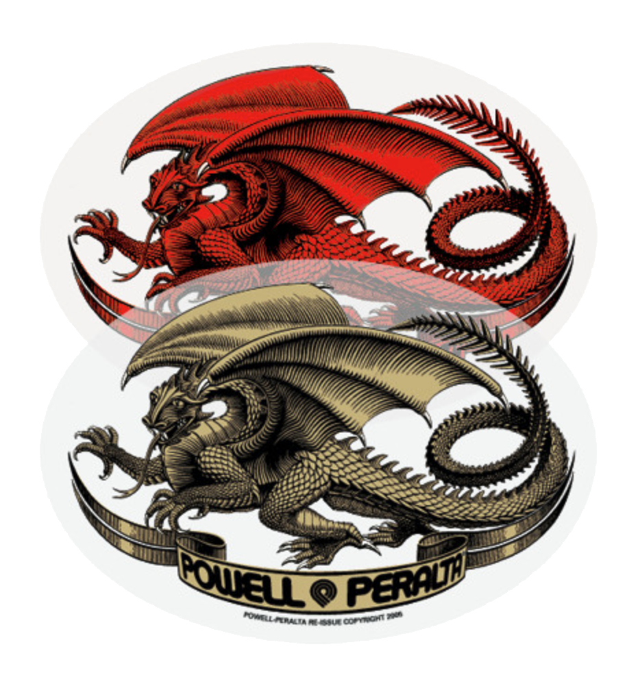 Powell Peralta Oval Dragon Sticker