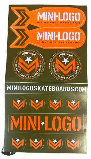Mini Logo Post Card Variety Sticker