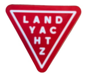Landyatchz triangle red Sticker