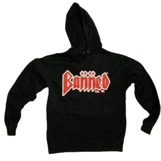 BANNED Metal Pullover Heavy Weight Hoodie