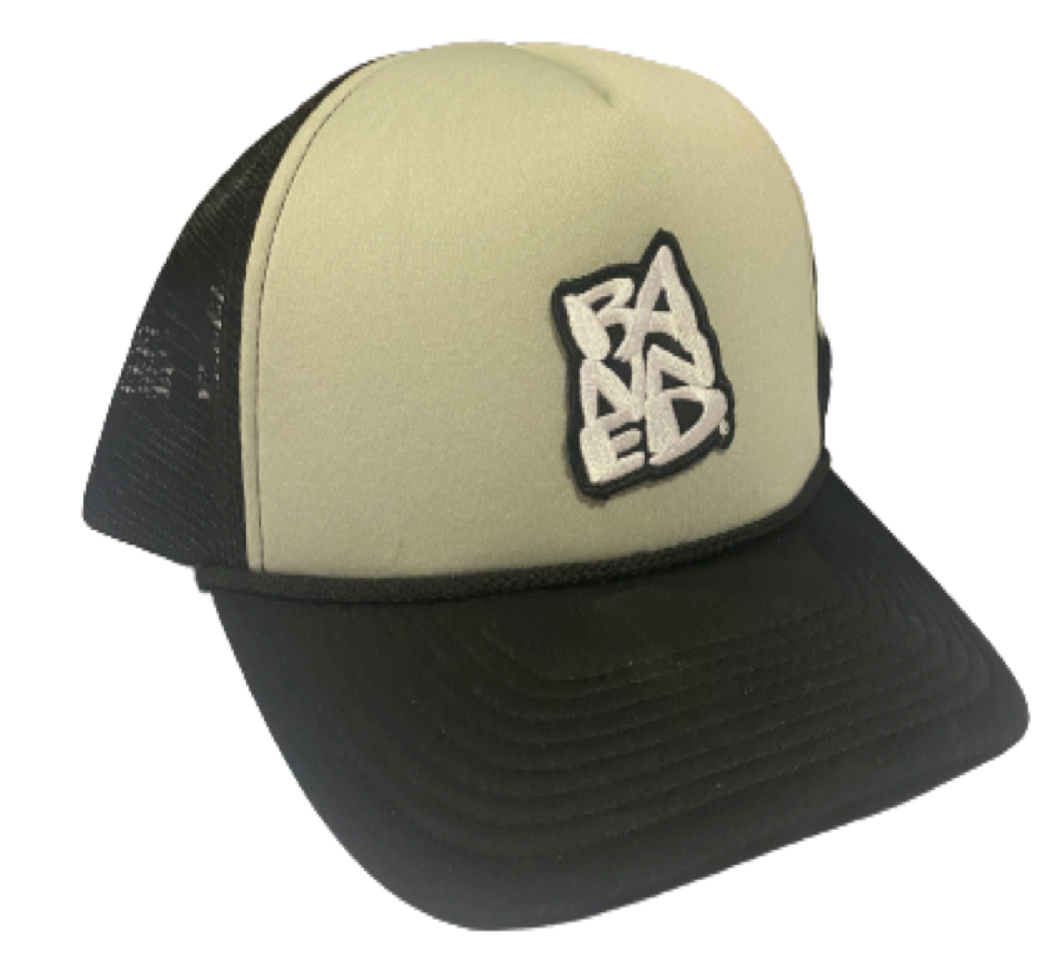 BANNED® Patch Trucker Cap Curved